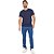 Calça Jeans Colcci Felipe Skinny Patch IN23 Azul Masculino - Imagem 3